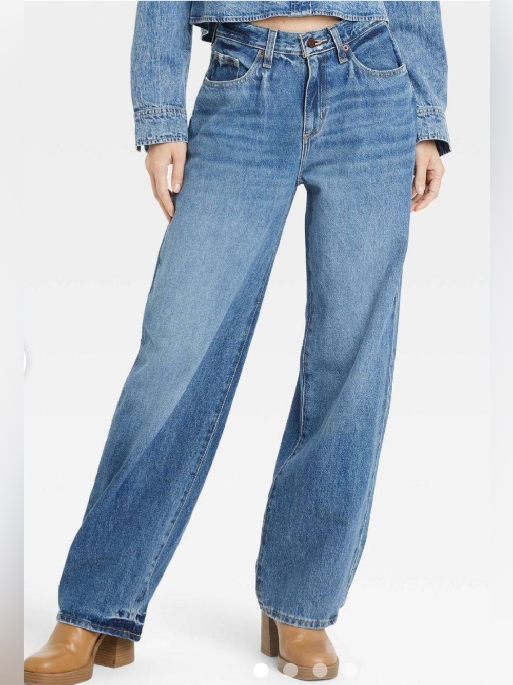 Women’s Universal Thread Mid-Rise 90s Baggy Jeans 100% cotton